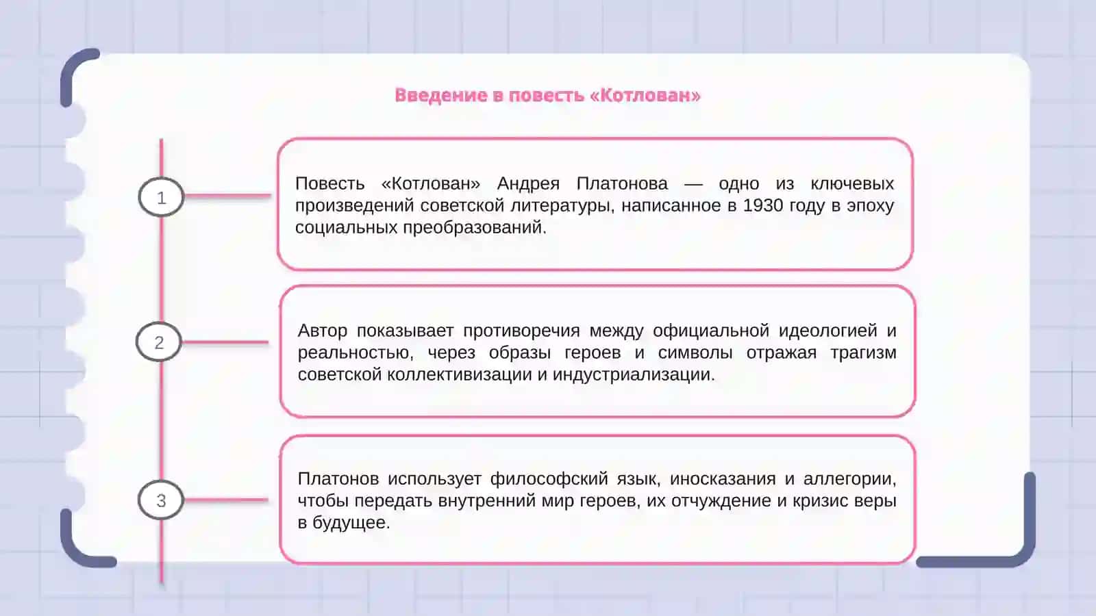 Повесть «Котлован» 3