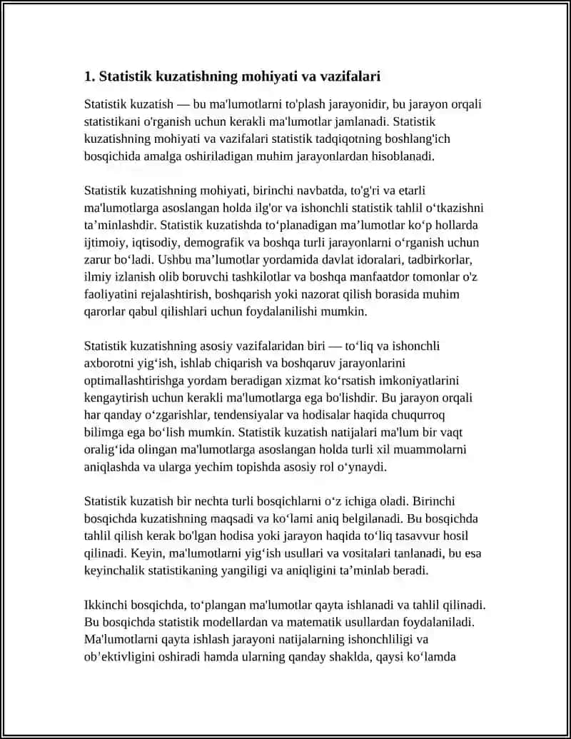 STATISTIK KUZATISH 3