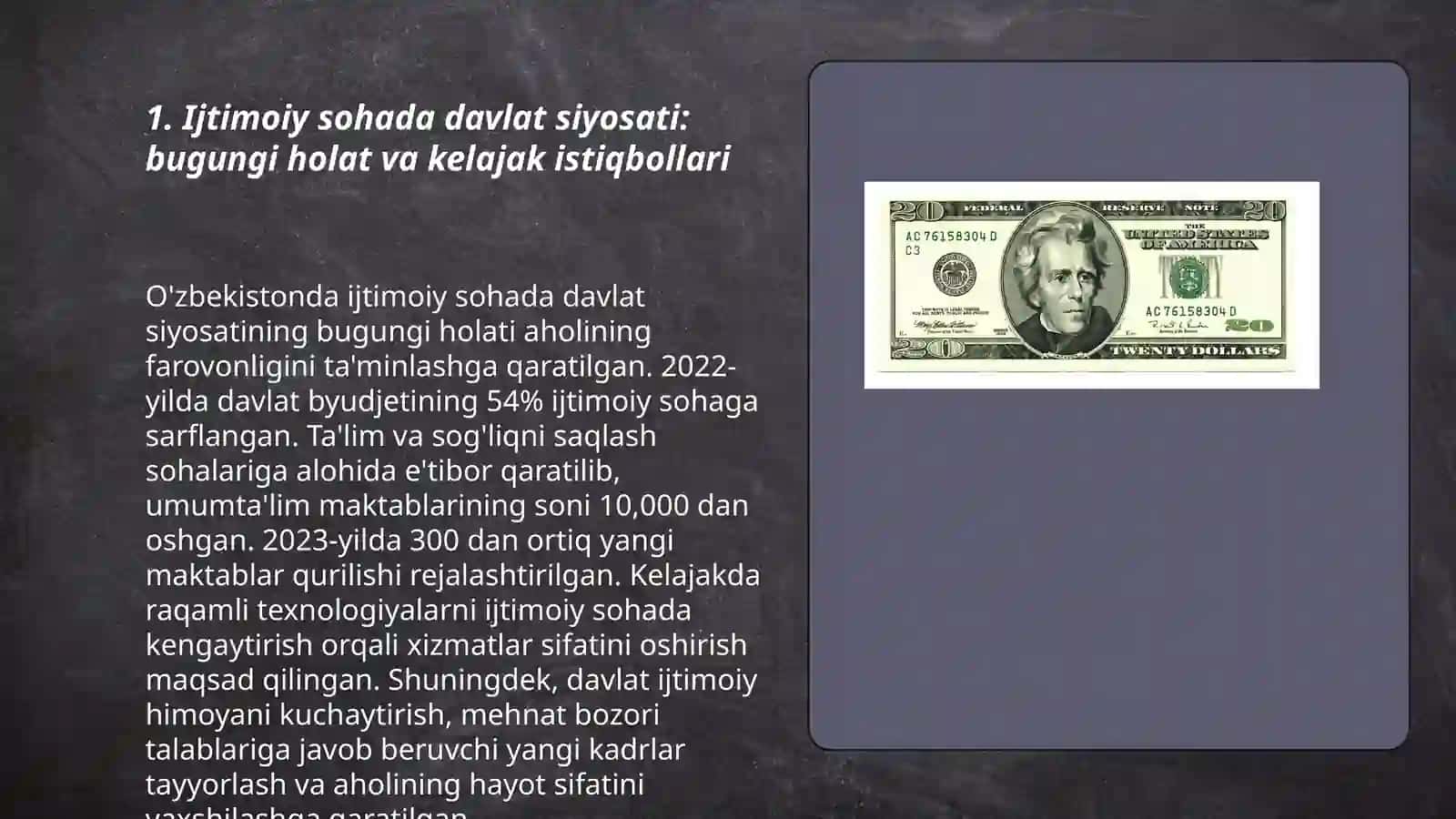 Ijtimoiy sohada davlat siyosatining takomillashib borishi 3