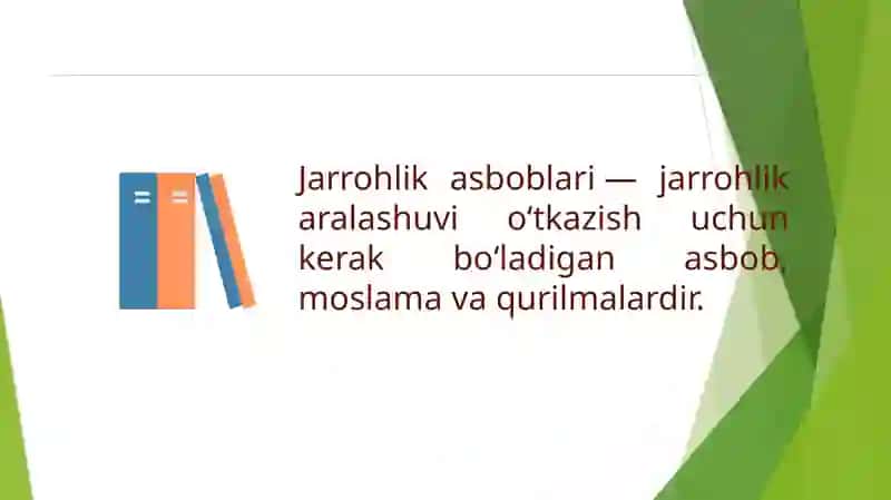 Jarrohlik amaliyoti uchun majmualar 3