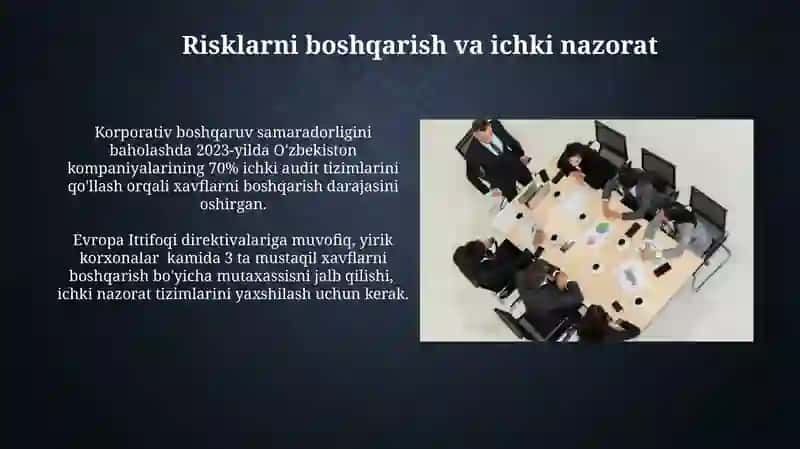 Korporativ boshqaruv samaradorligini baholash usullari 3