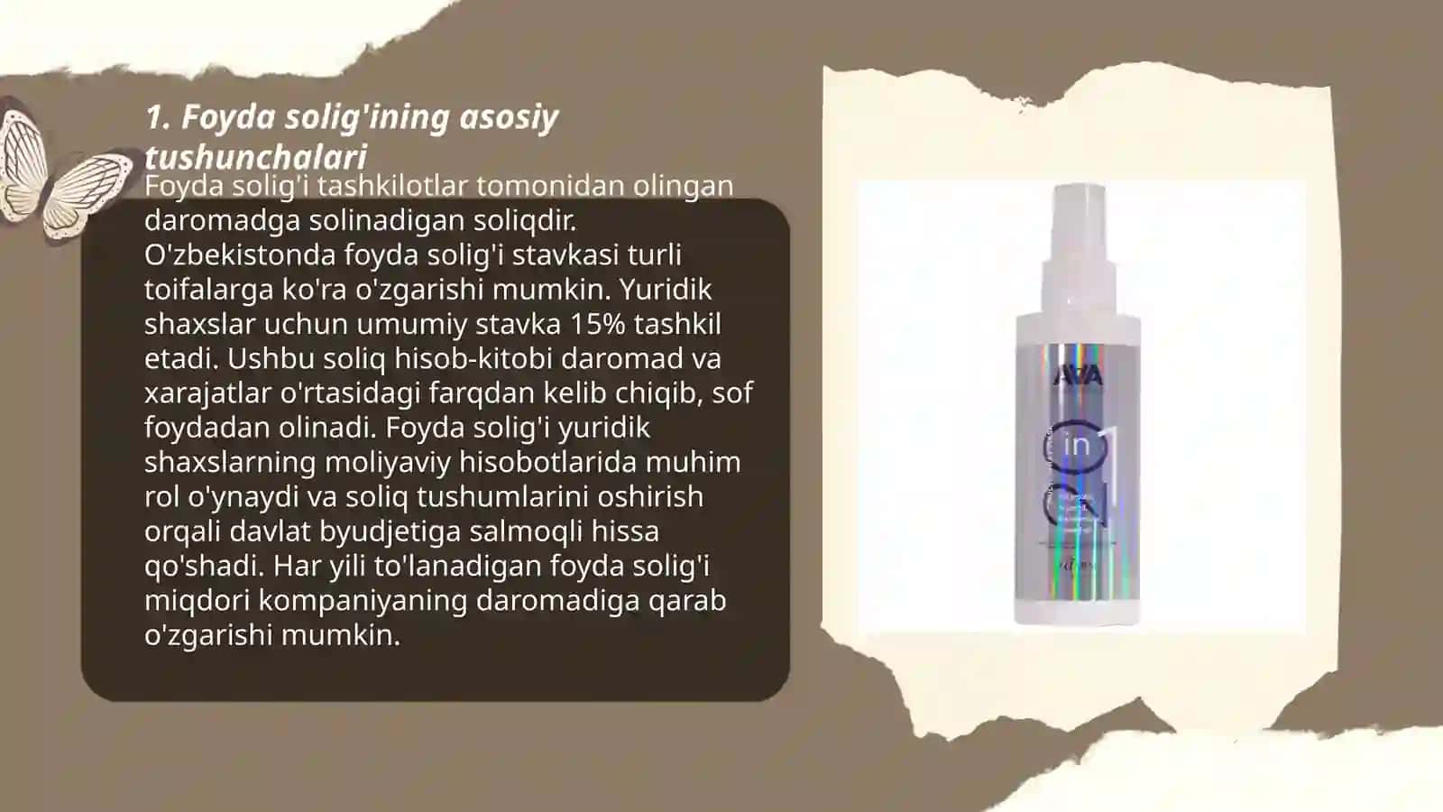 Foyda solig'ining iqtisodiy mohiyati v ava joriy etish bosqichlari 3