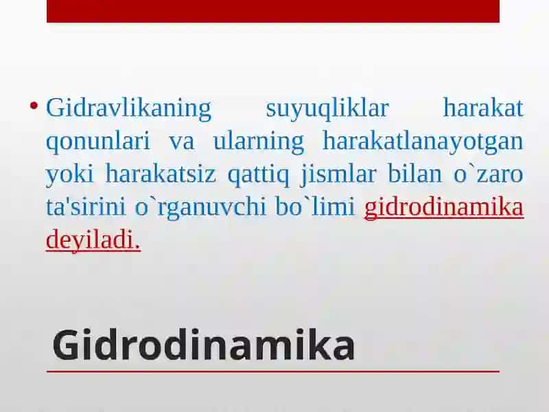 Gidrodinamika 3