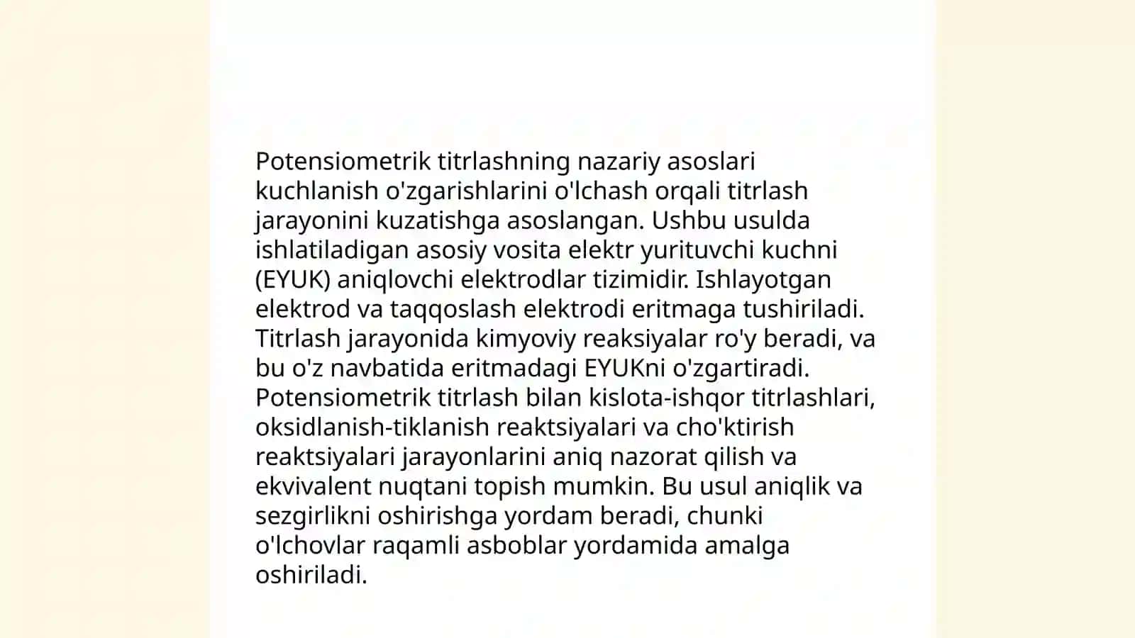 Potensiometrik titrlash 3