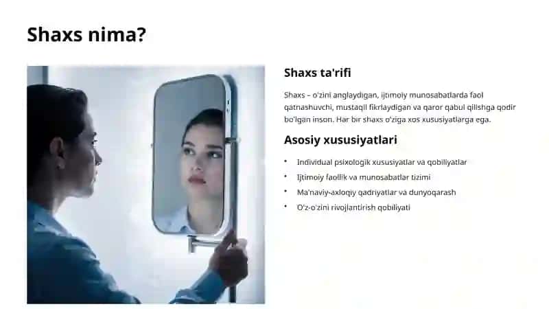 Shaxs tarbiyaning ob'ekti va sub'ekti sifatida 3