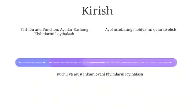 Ayollar Boshang Kiyimlarini Loyihalash 3