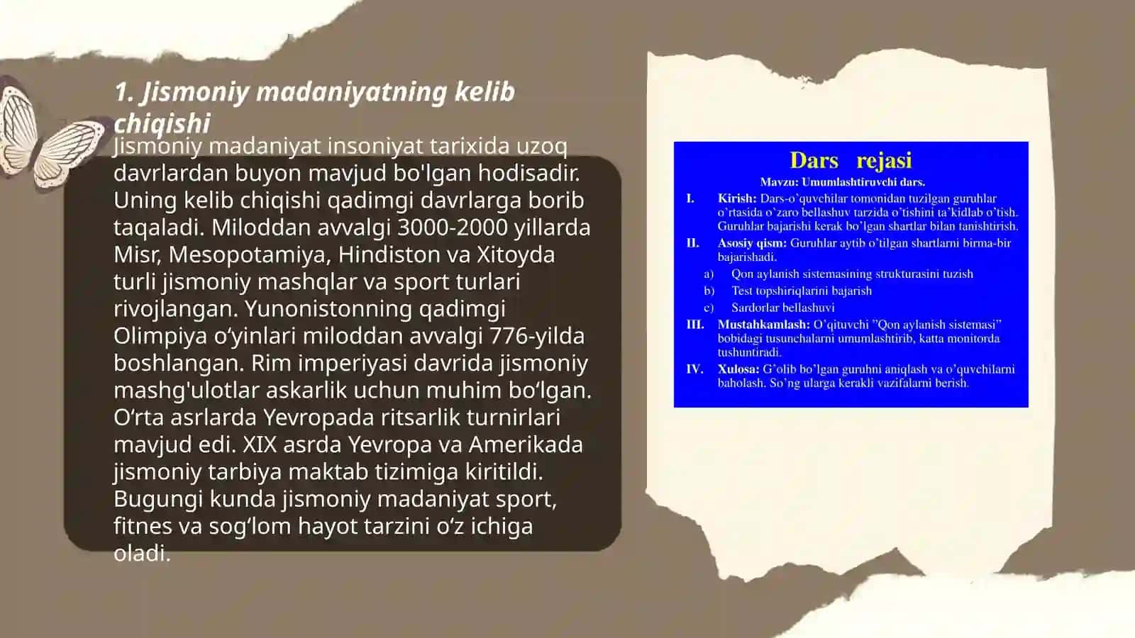 Jismoniy madaniyat tarix haqida umumiy tushuncha 3