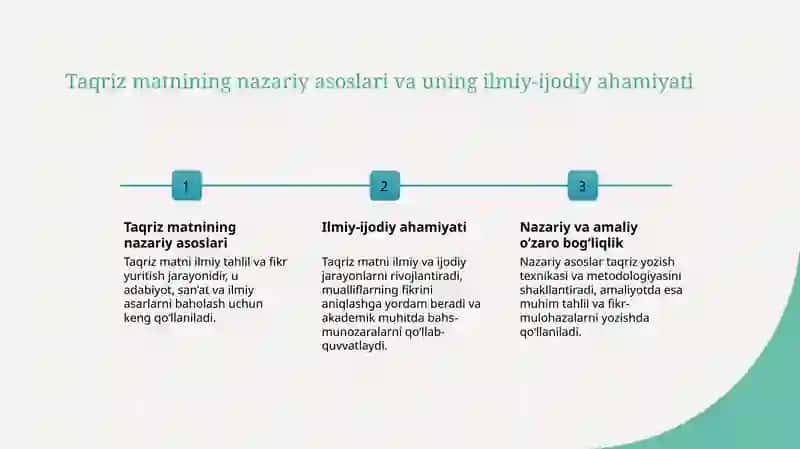 Taqriz matni 3