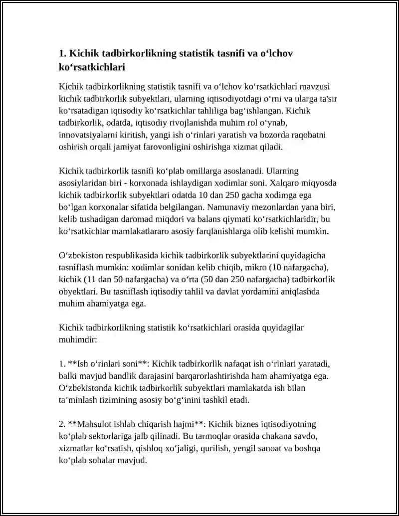 KICHIK TADBIRKORLIK STATISTIKASI 3