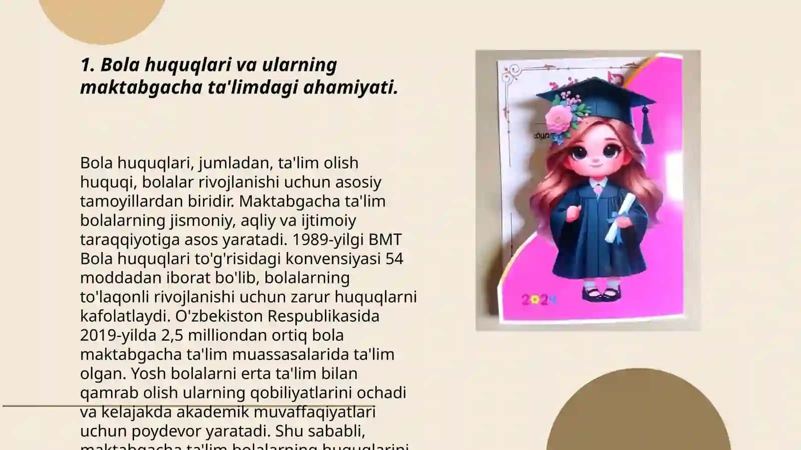 Bola huquqlari va ularning maktabgacha ta'limdagi ahamiyati 3