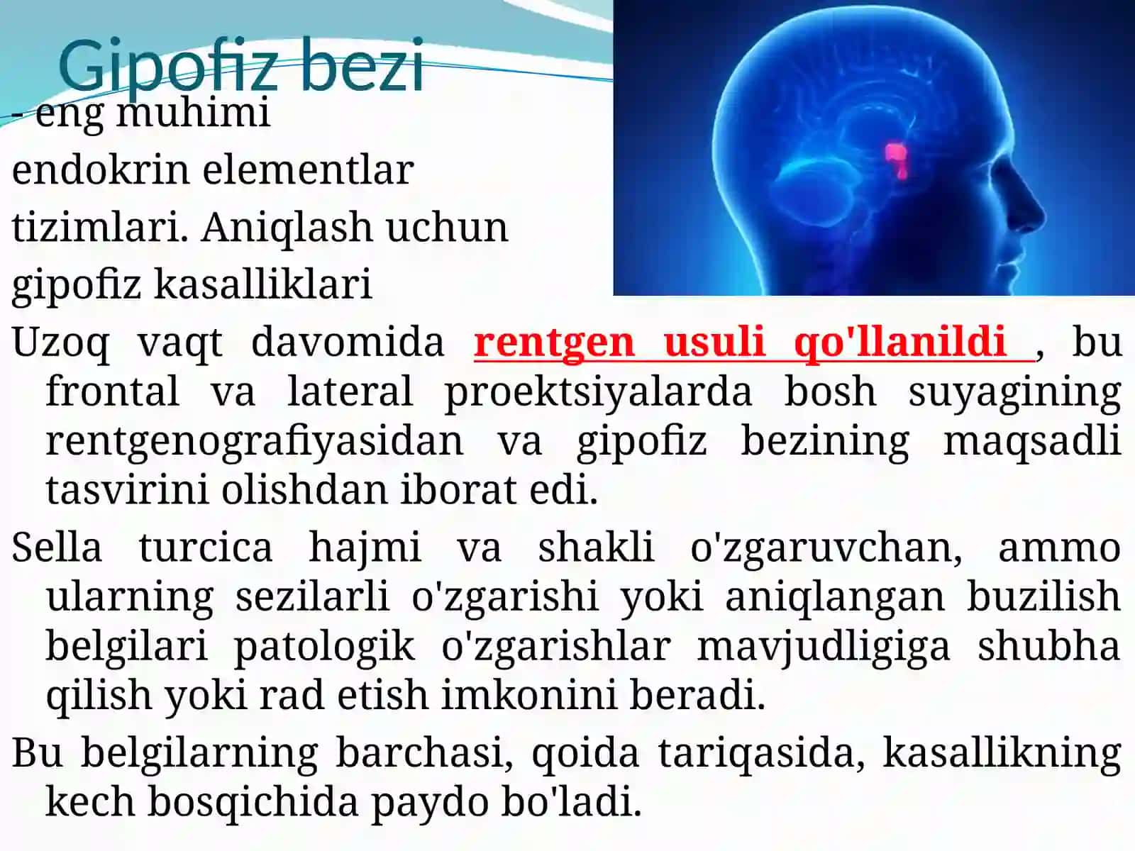 ENDOKRIN TIZIM KASALLIKLARINI RADIATSION DIAGNOSTIKASI 3