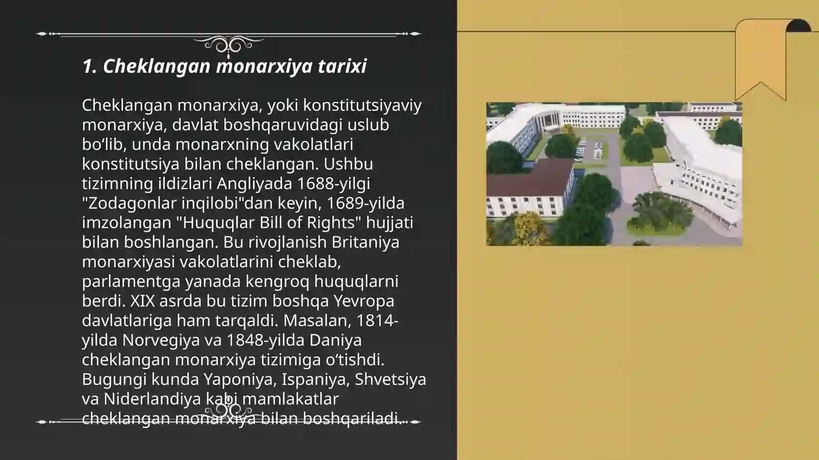 Cheklangan monarxiya 3