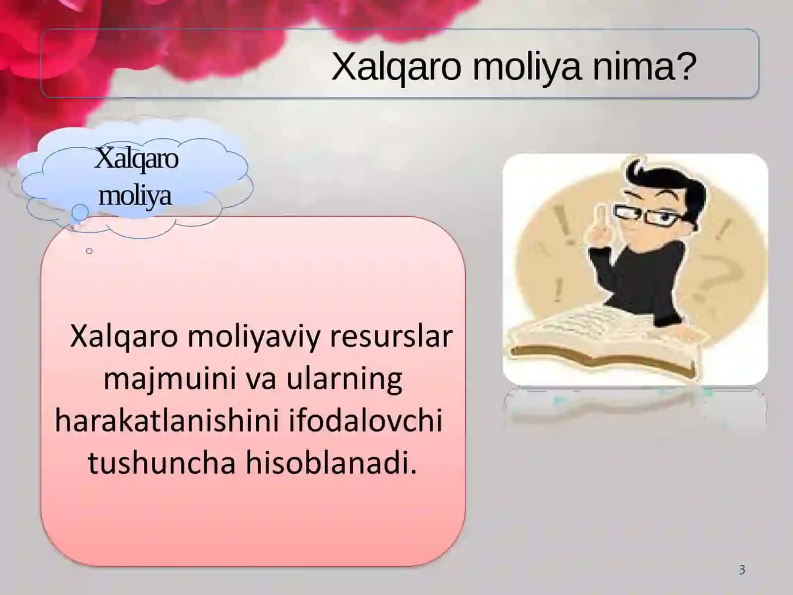 Xalqaro moliya 3