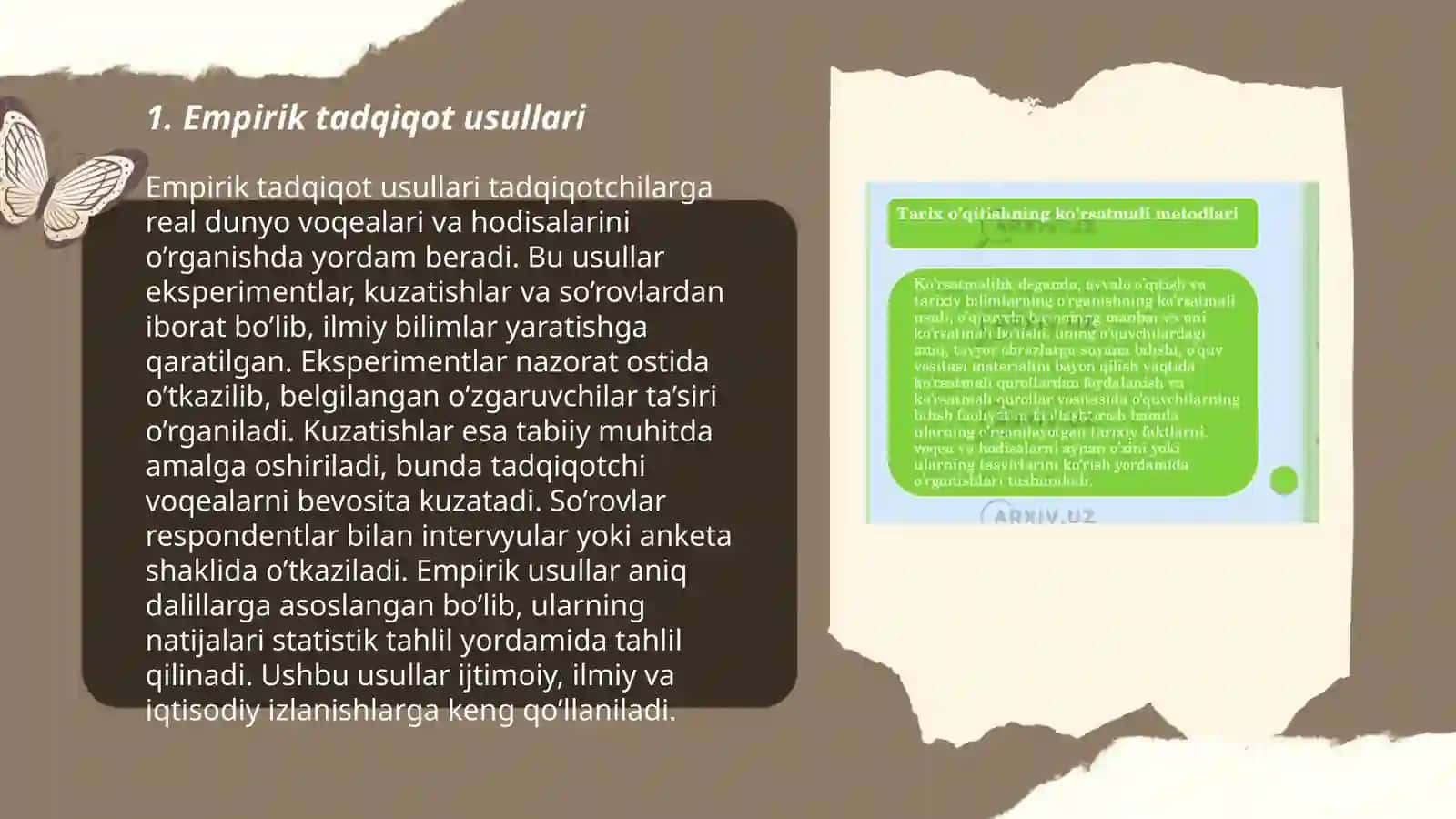 Tilshunoslikda faol qoʻllaniladigan metodlar 3