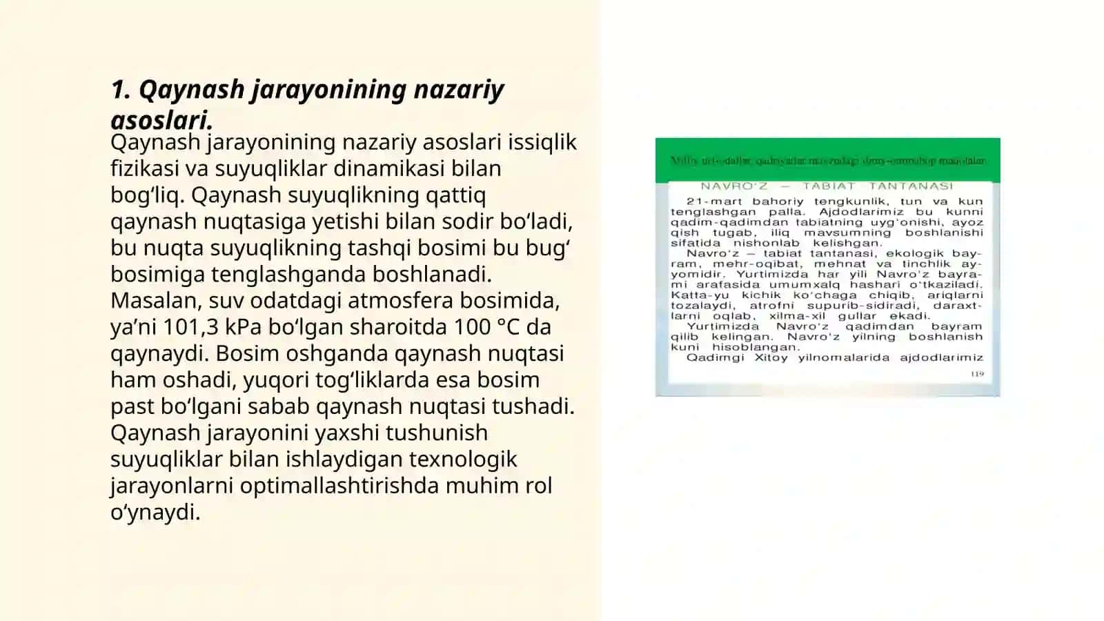 Orta umumtalim maktablarida Qaynash mavzusini oqitish metodikasi 3