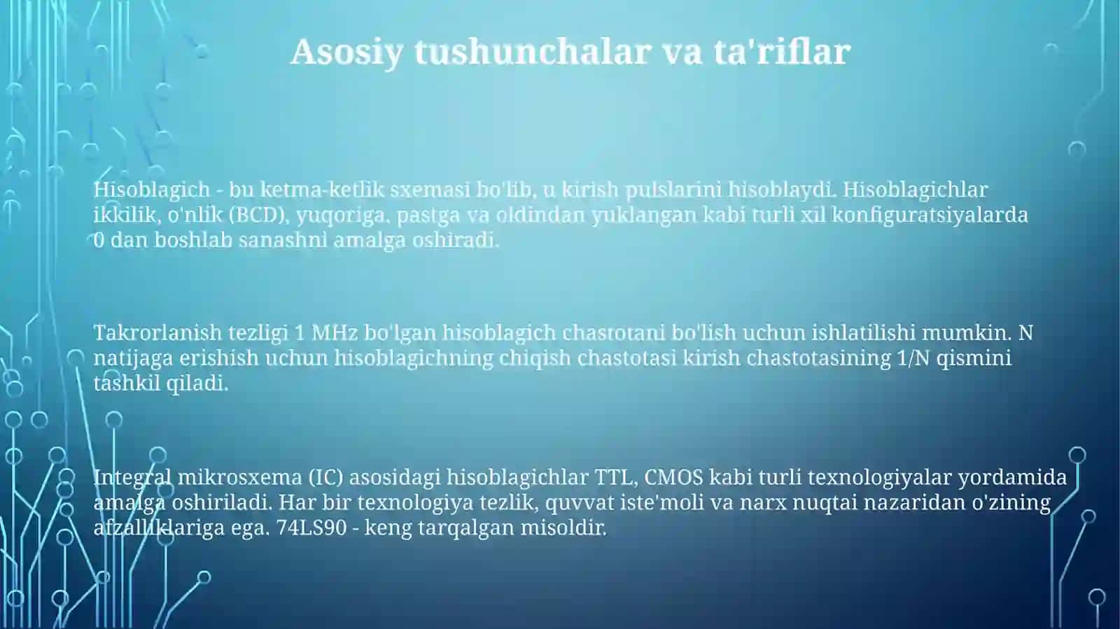 Integralmikrosxemalarasosidahisoblagichlarsxemalari 3
