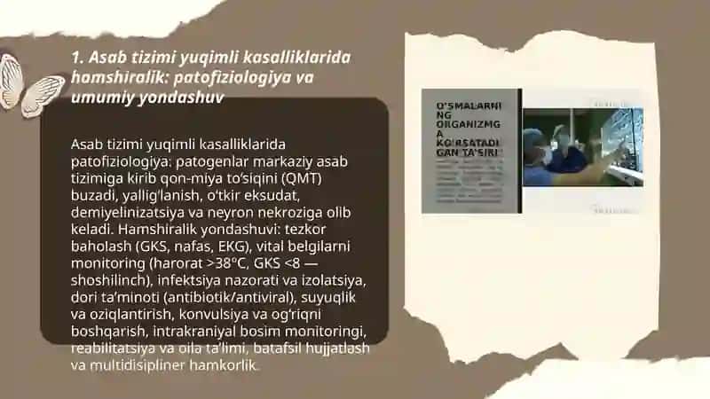 Asab tizimi yuqimli kasalliklarida Hamshiralik ishi 3
