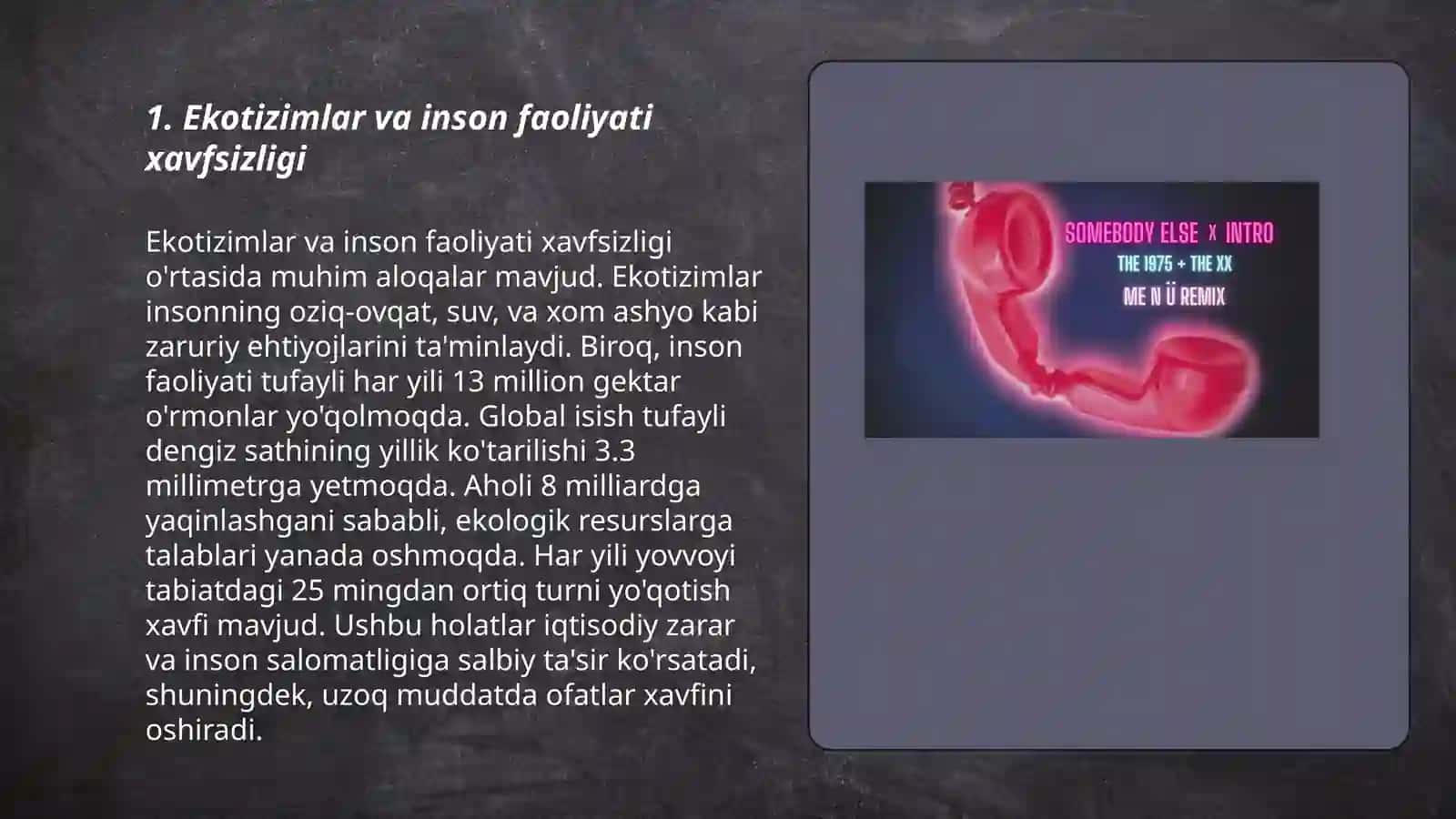 Hayot faoliyati xavfsizligining tabiat bilan bog‘liqligi 3