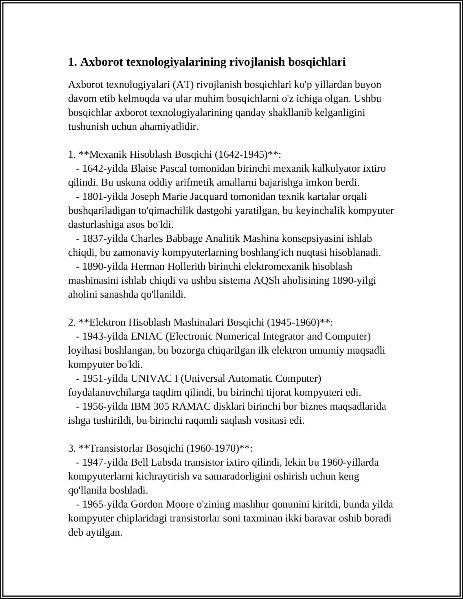 AXBOROT TEXNOLOGIYALARI EVOLYUTSIYASI BOSQICHLARI 3