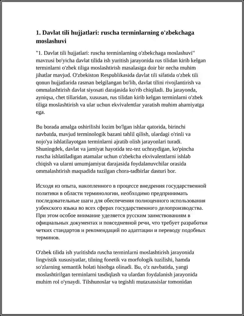 DAVLAT TILIDA ISH YURITISH 3