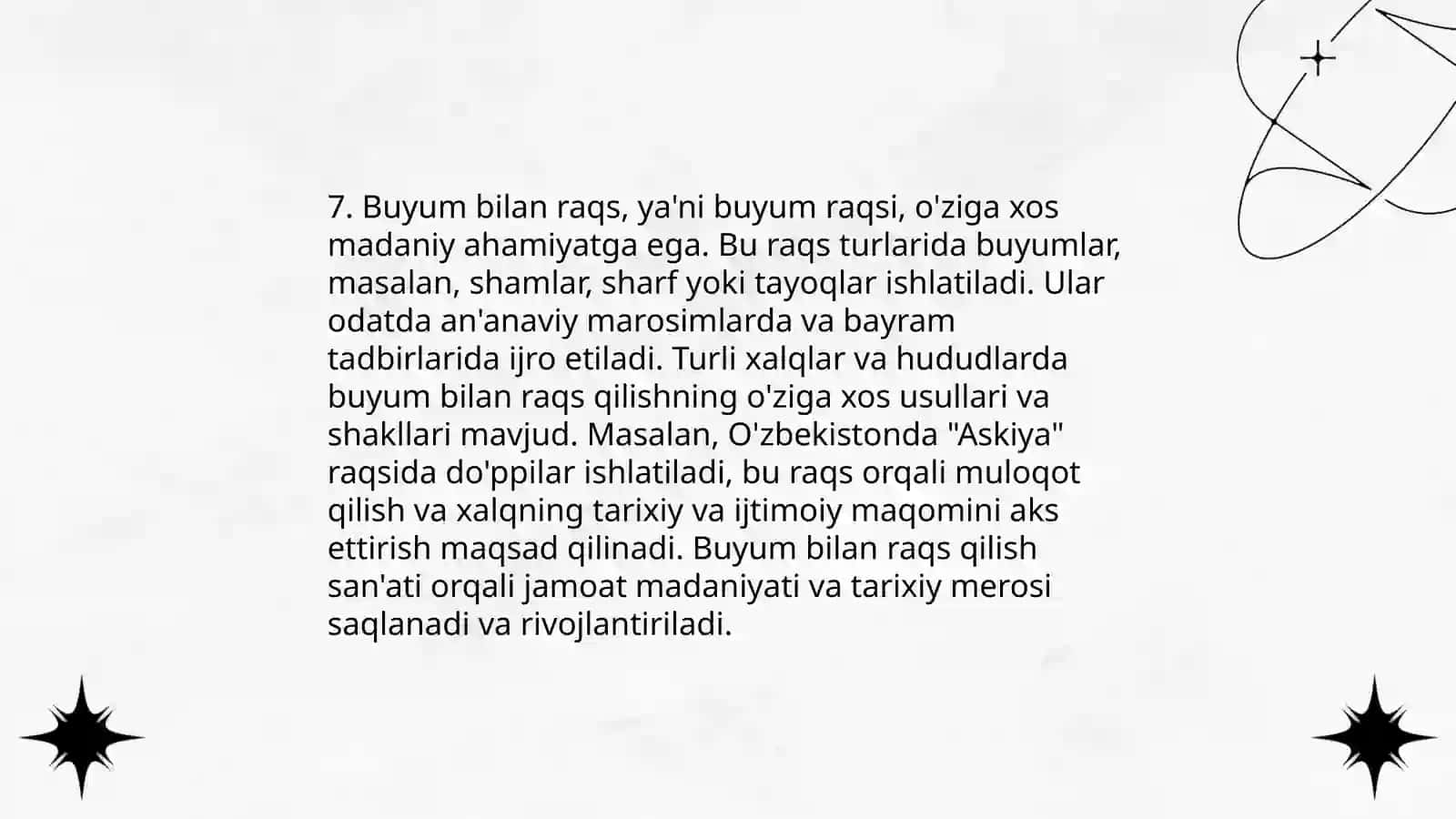 Buyumsiz raqs yolakchasini tuzish 3