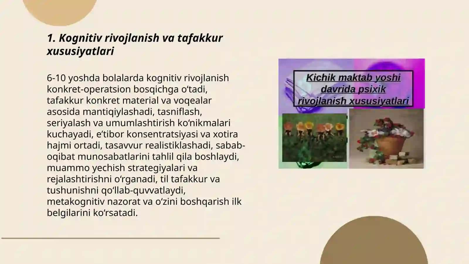 Kichik maktab yosh davrida pisixik rivojlanish xususiyatlari 3