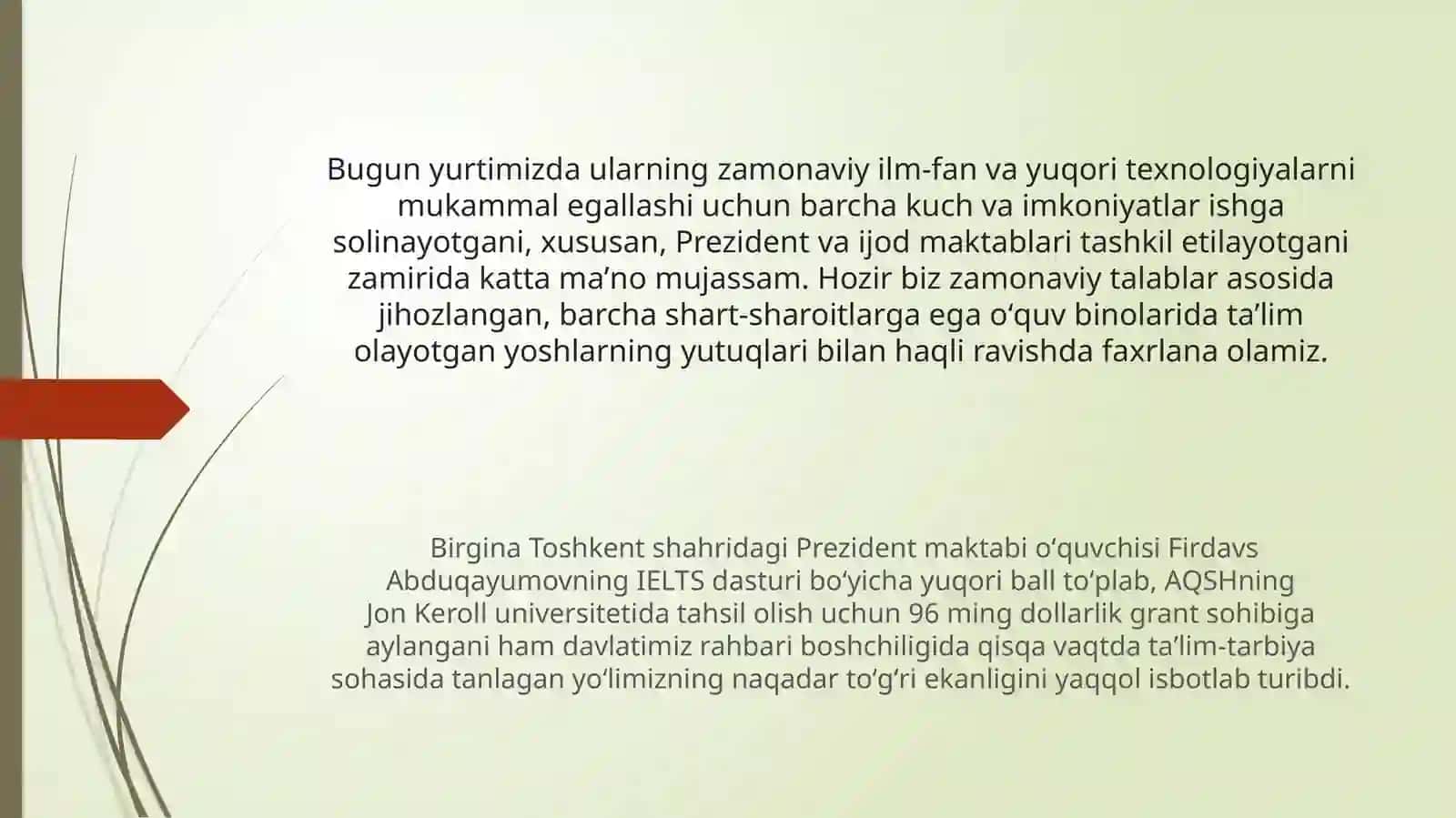 Yangi O‘zbekiston yoshlari bugunimiz va istiqbolimiz poydevori 3