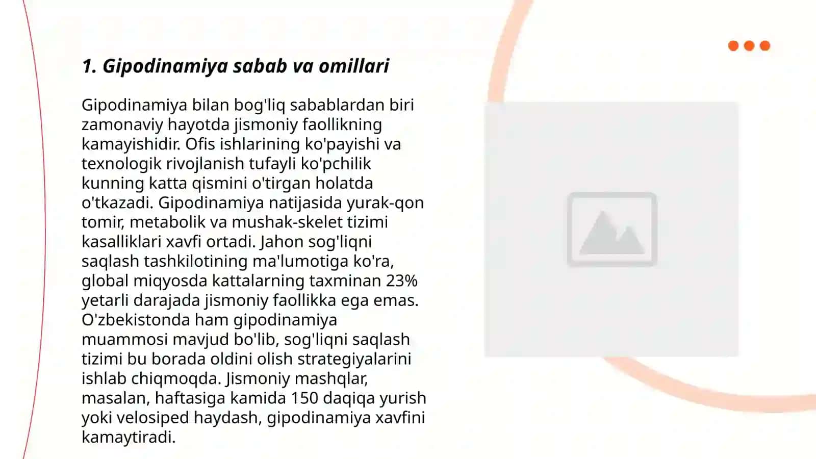 Gipodinamiya va uning organizmga ta’siri 3