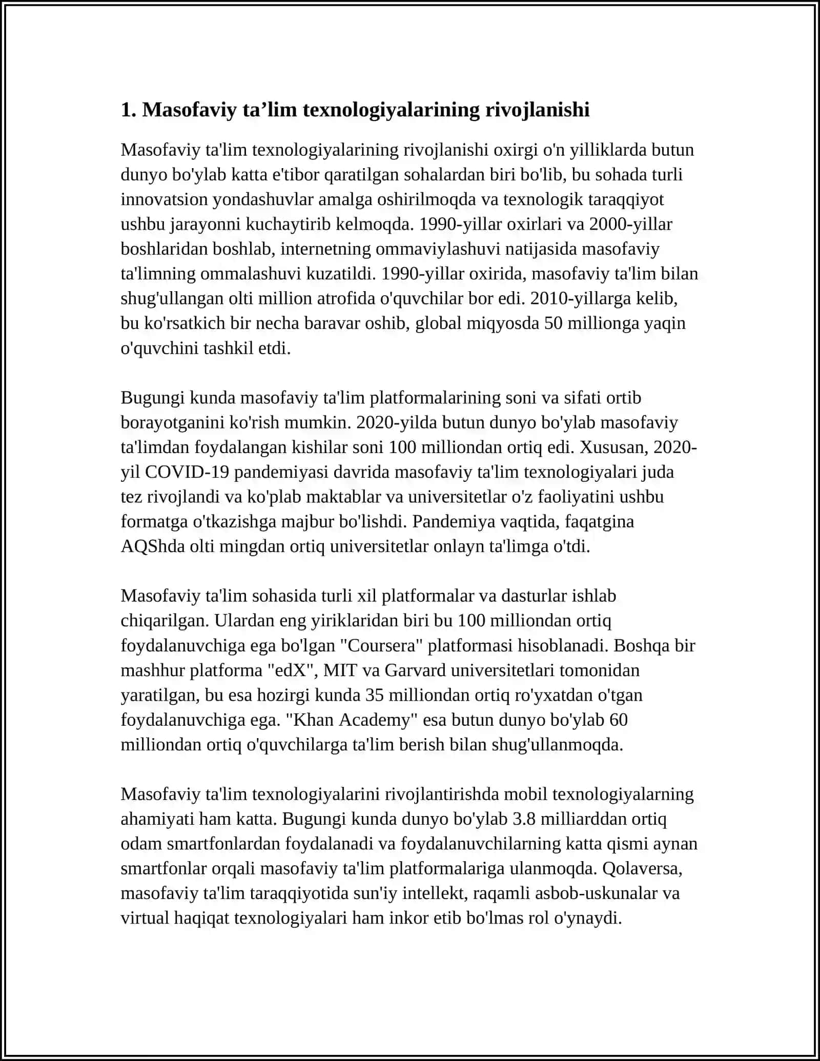 MASOFAVIY TAʼLIM TEXNOLOGIYALARI 3