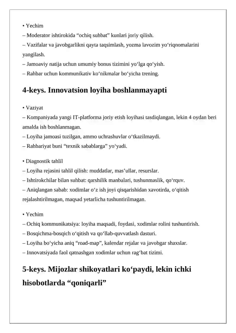 Boshqaruv faoliyatining diagnostik xususiyatlari 3
