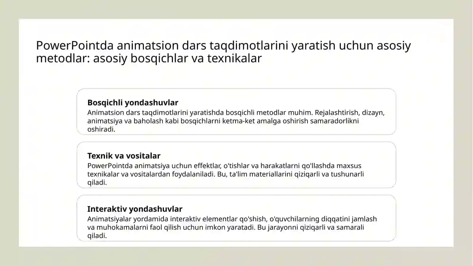 Animatsion Dars Taqdimotlari Yaratish Metodikasi 3