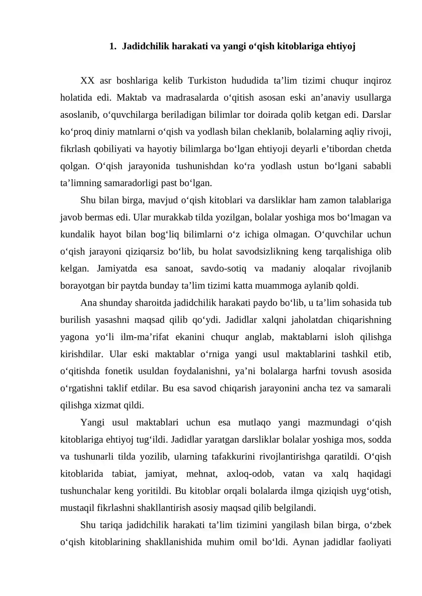 Ta’limda joriy etilgan o‘qish kitoblarining shakllanishida H.H. Niyoziyning o‘rni 3