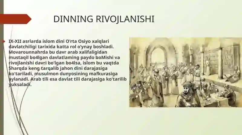 IX-XII asrlarda isliom dini va tasavvuf tariqatlari 3