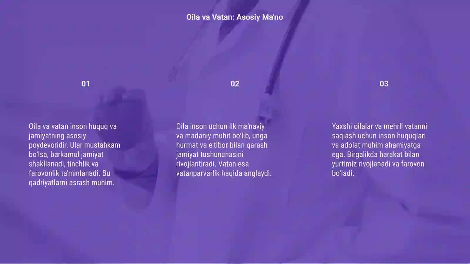 Oila vatan ichra inson huquq va jamiyat poy devori 3