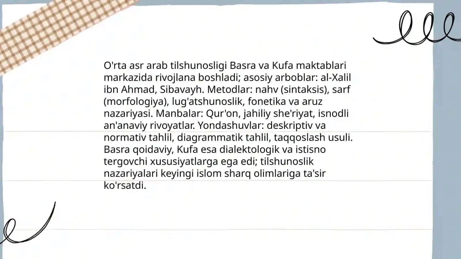 O'rta asrlar sharq va yevropa tilshunosligi 3