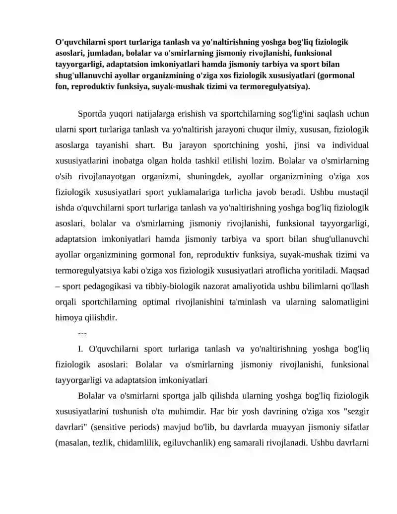 Jismoniy tarbiya va sport fiziologiyasi 3
