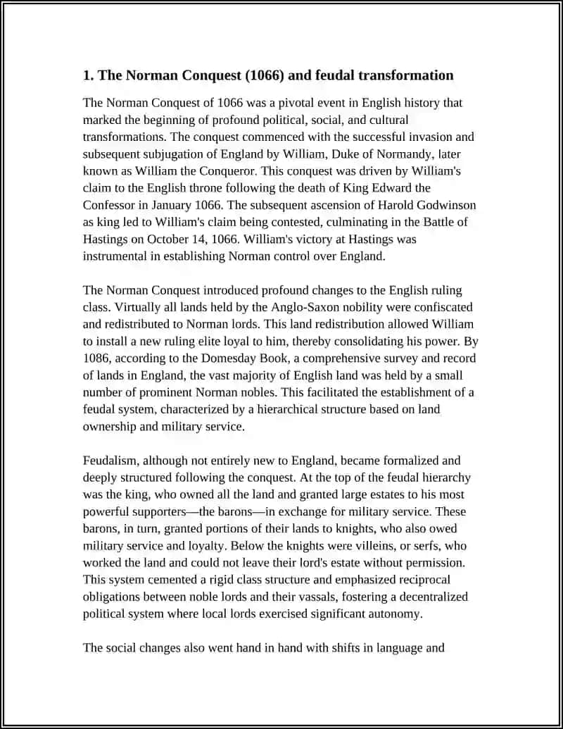 THE HISTORICAL BACKGROUND OF MEDIEVAL AND RENAISSANCE ENGLAND 3