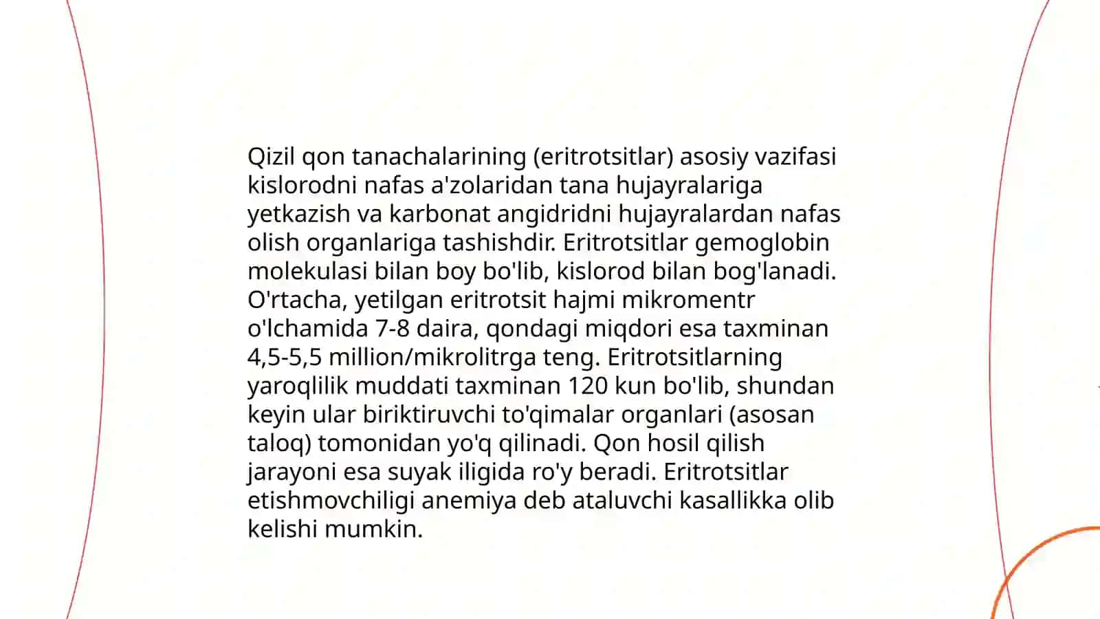 Qizil qon tanachalarining adaptivlik oʻziga xosligi 3