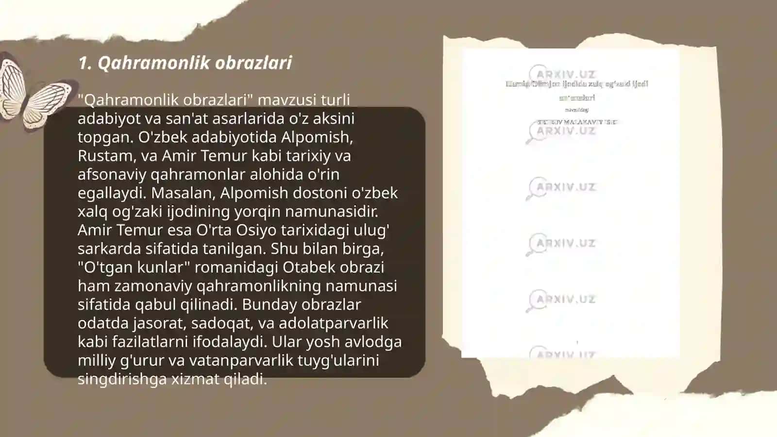 Xalq ogʻzaki ijodidagi anʼanaviy obrazlar 3