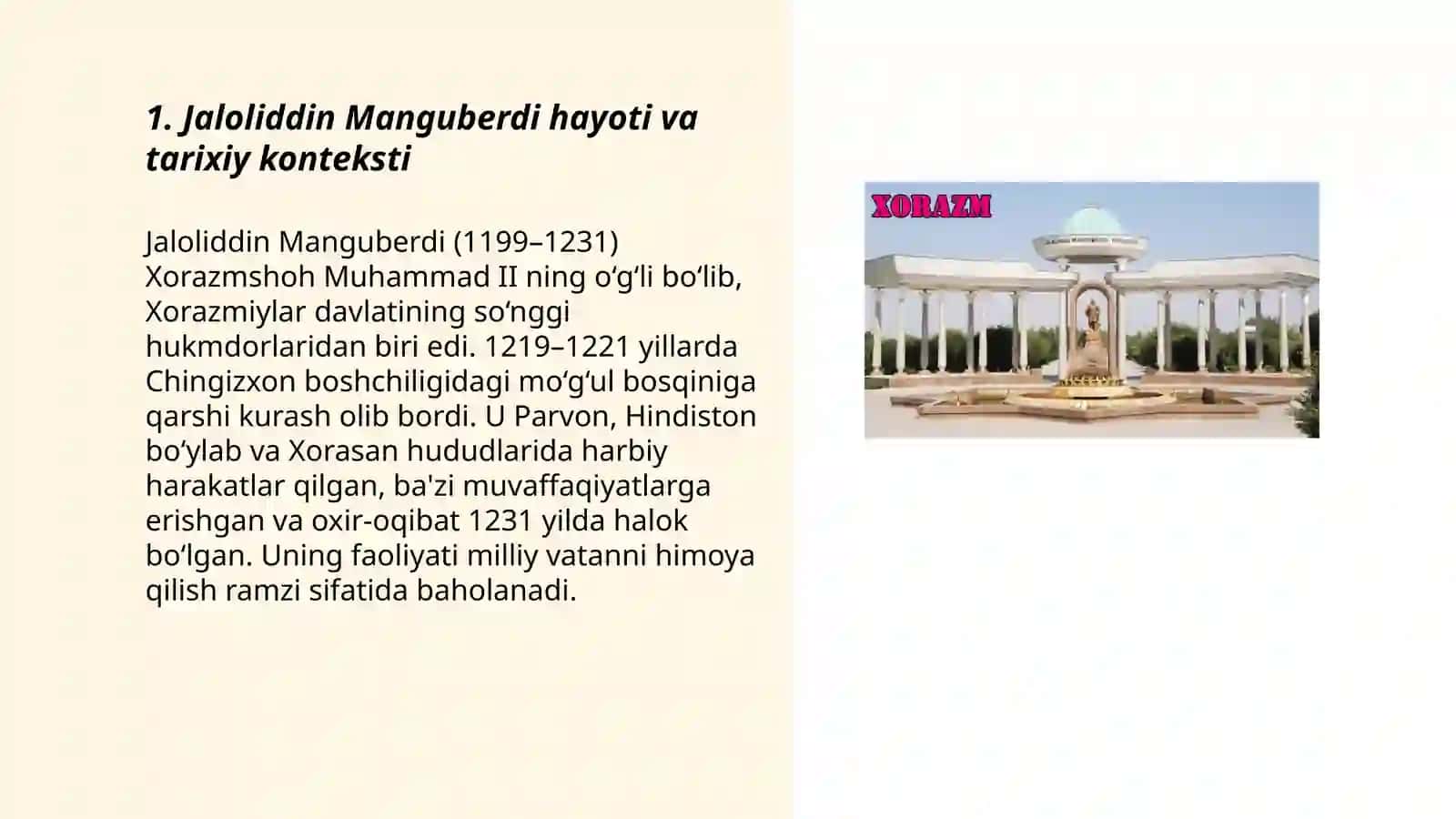 Jaloliddin Manguberdi-vatan himoyachisi 3