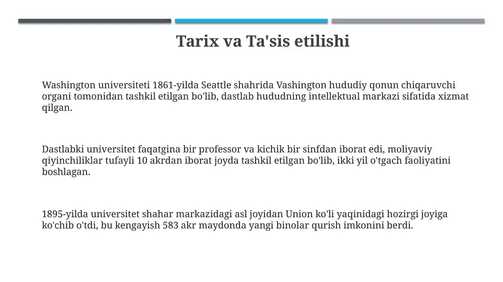 Vashington universiteti va kutubxonasining paydo bo'lishi 3
