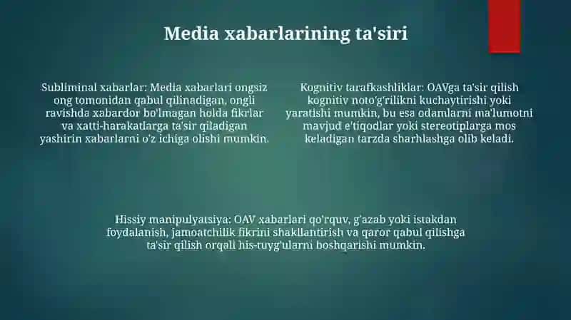 Salbiy Tasirlarni Kamaytirishda Oav Xabarlari Monitoringi 3