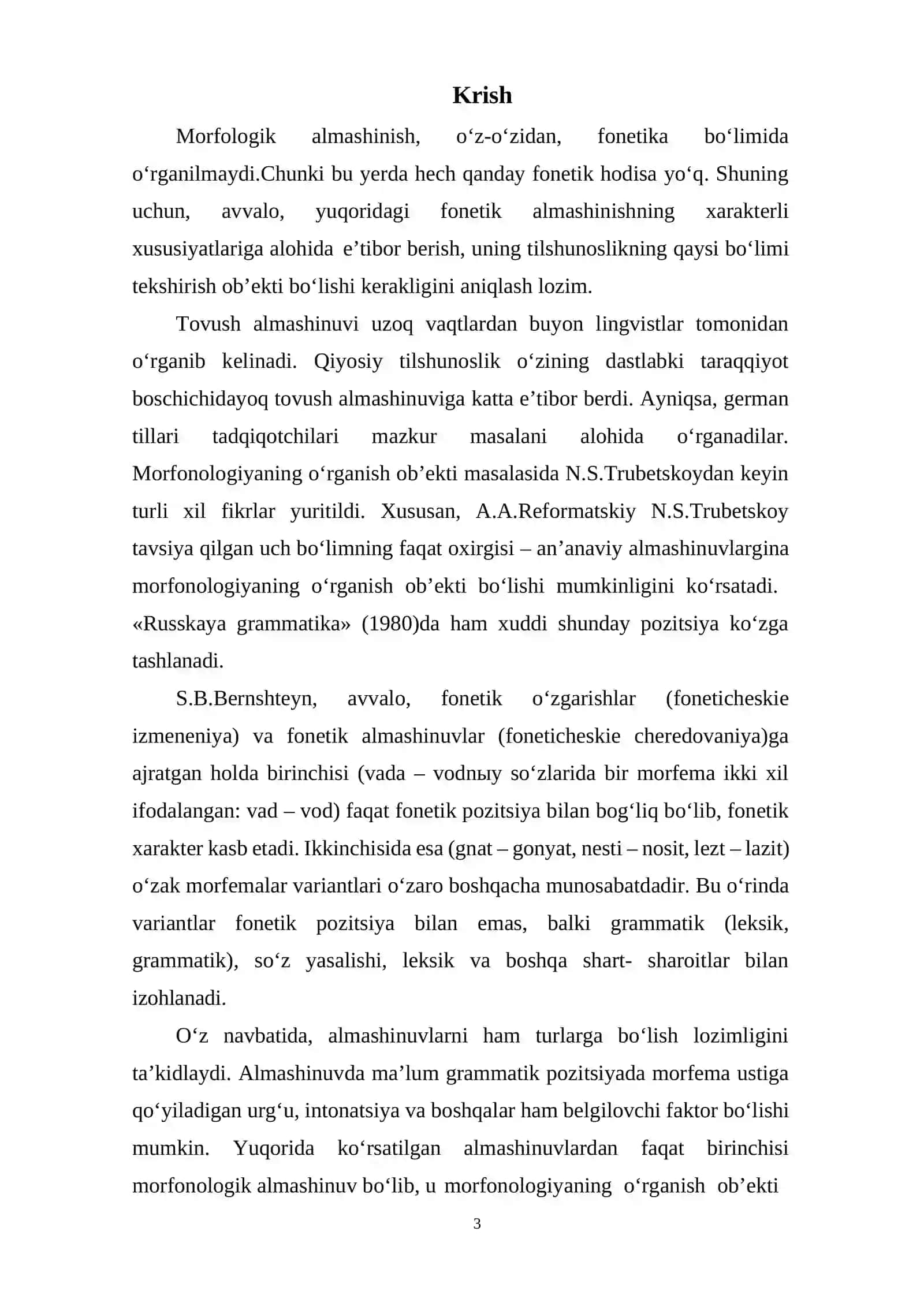 O’zbek tilshunosligida morfema va qo’shimcha munosabatlar 3