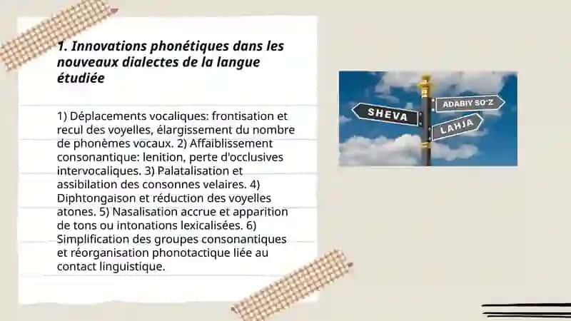 Oʻrganilayotgan til yangi davr shevalarining oʻziga xos til xususiyatlari 3