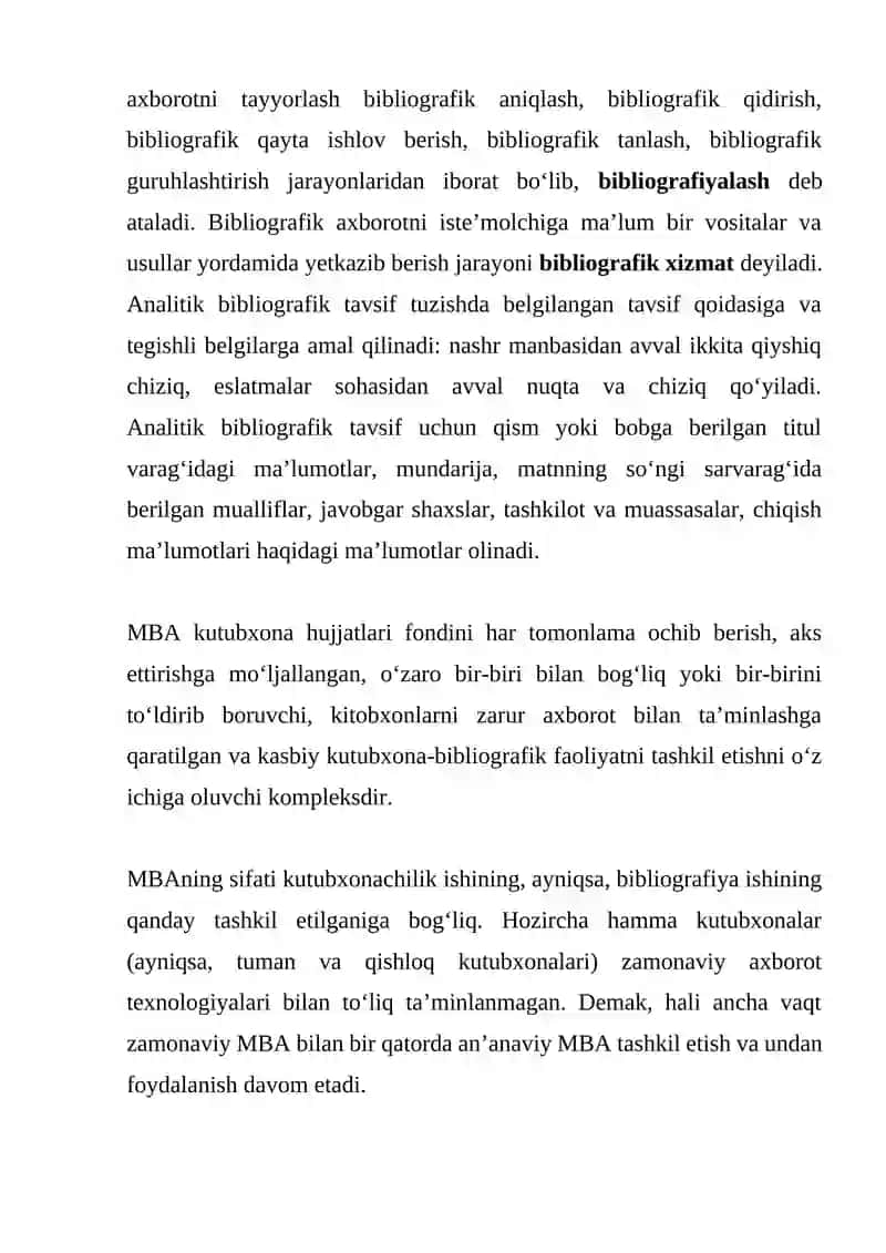 BIBLOGRAFIK MA'LUMOTLAR BA'ZALARI 3