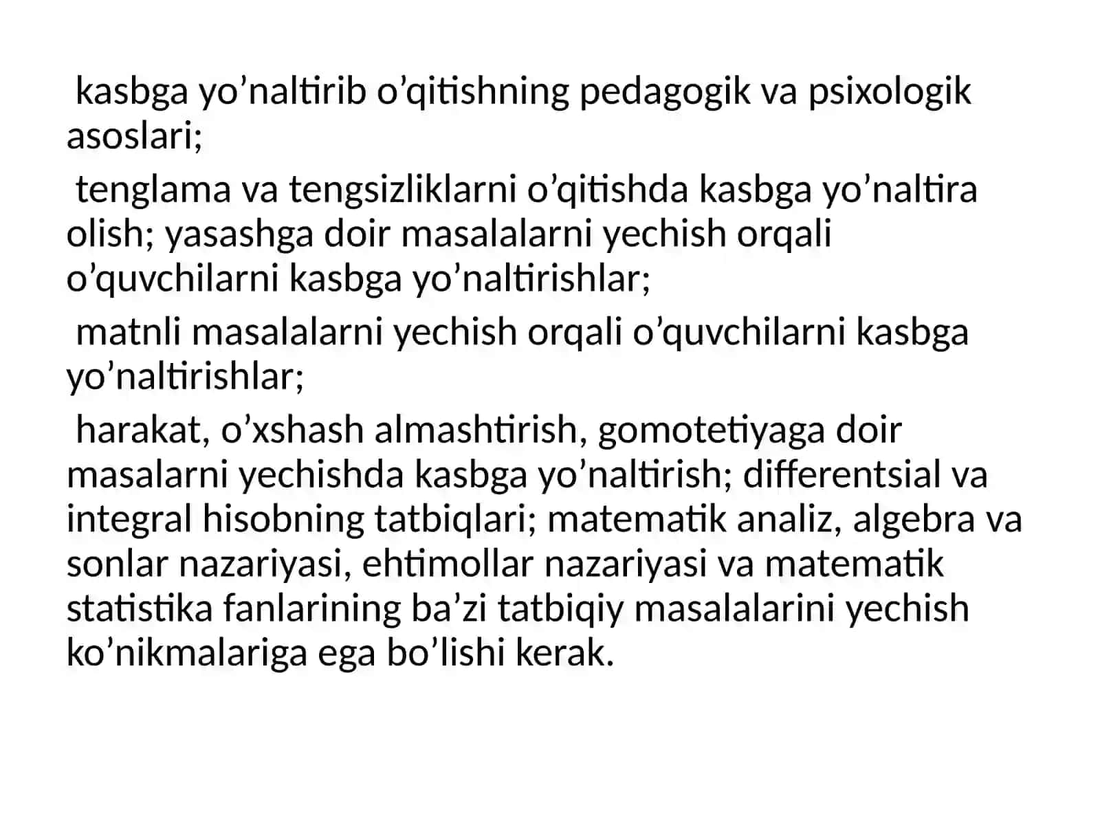 Matematika fanining kasbiy yonaltirib o'qitish jarayoni 3