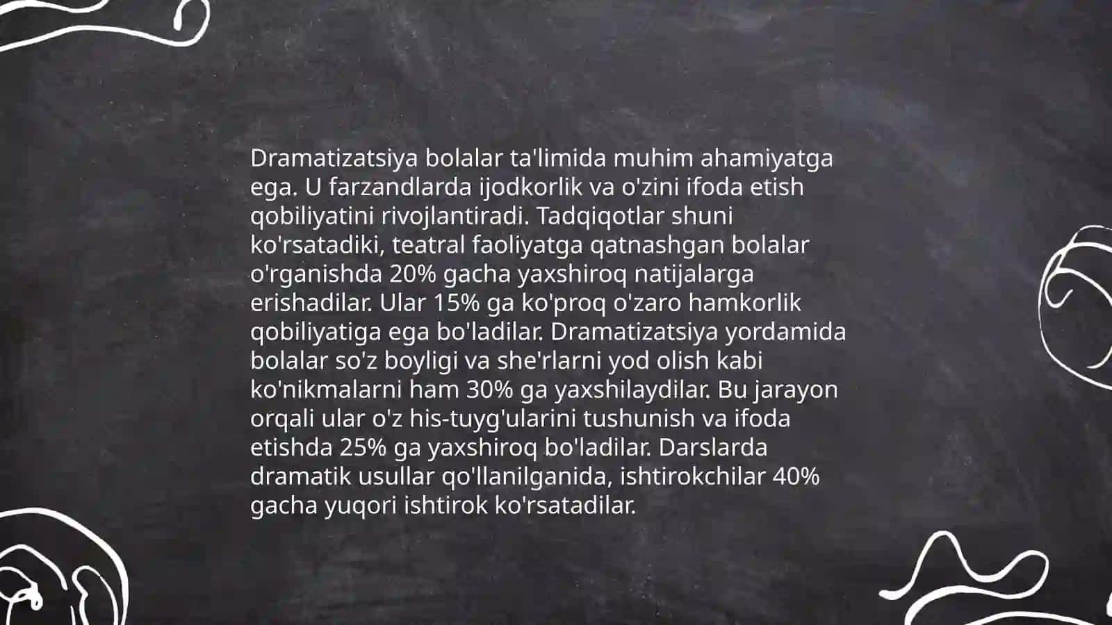 Dramatizatsiya bolalar ta'limida muhim ahamiyatga ega 3