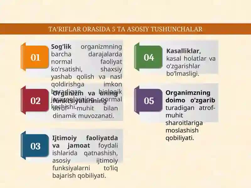 INSON SALOMATLIGIGA TASIR ETUVCHI OMILLAR 3