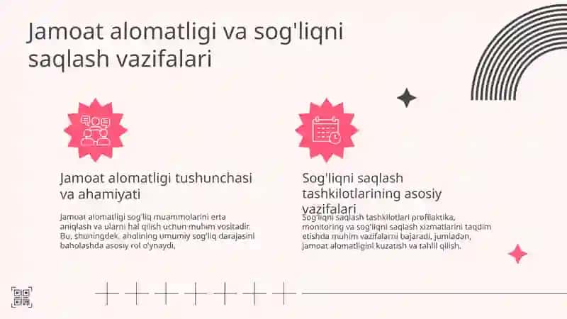 Tibbiyot statistikasi va sog'liqni saqlash vazifalari 3