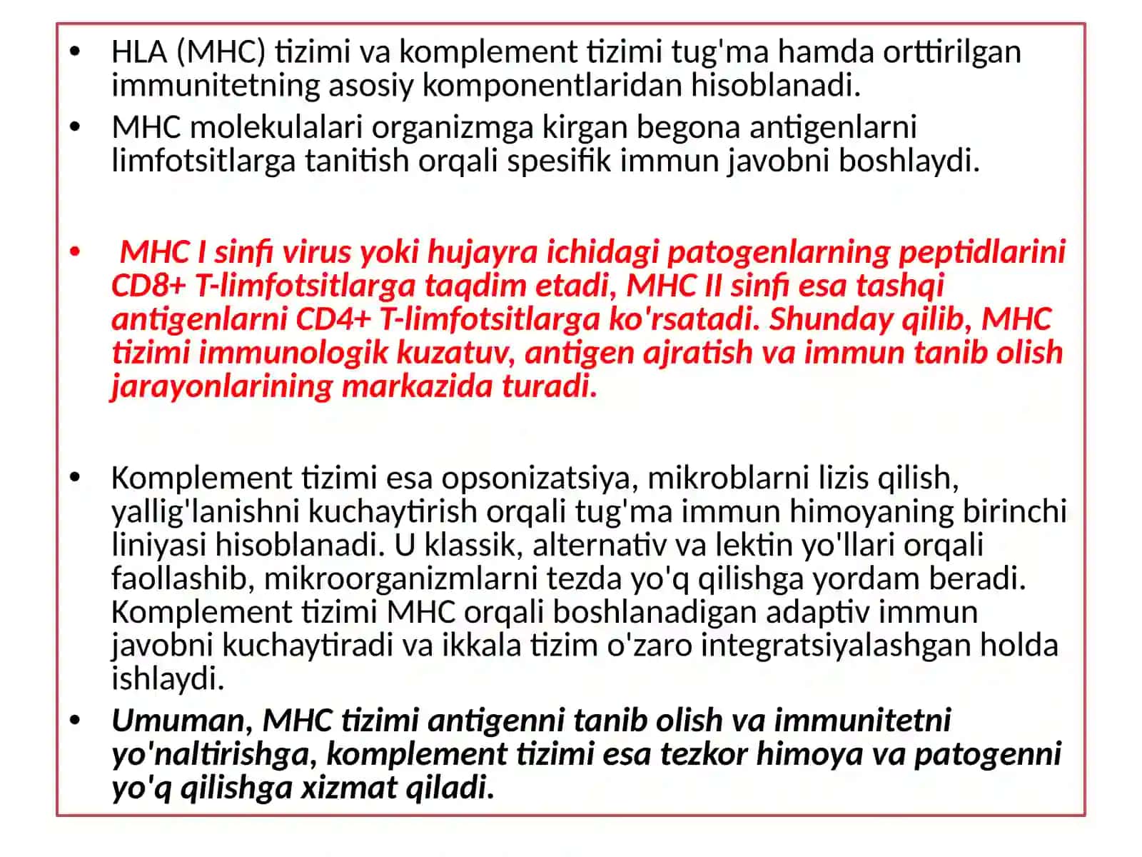 MICROBIOLOGIYA VIRUSOLOGIYA VA IMMUNOLOGIYA fanidan taqdimot 3